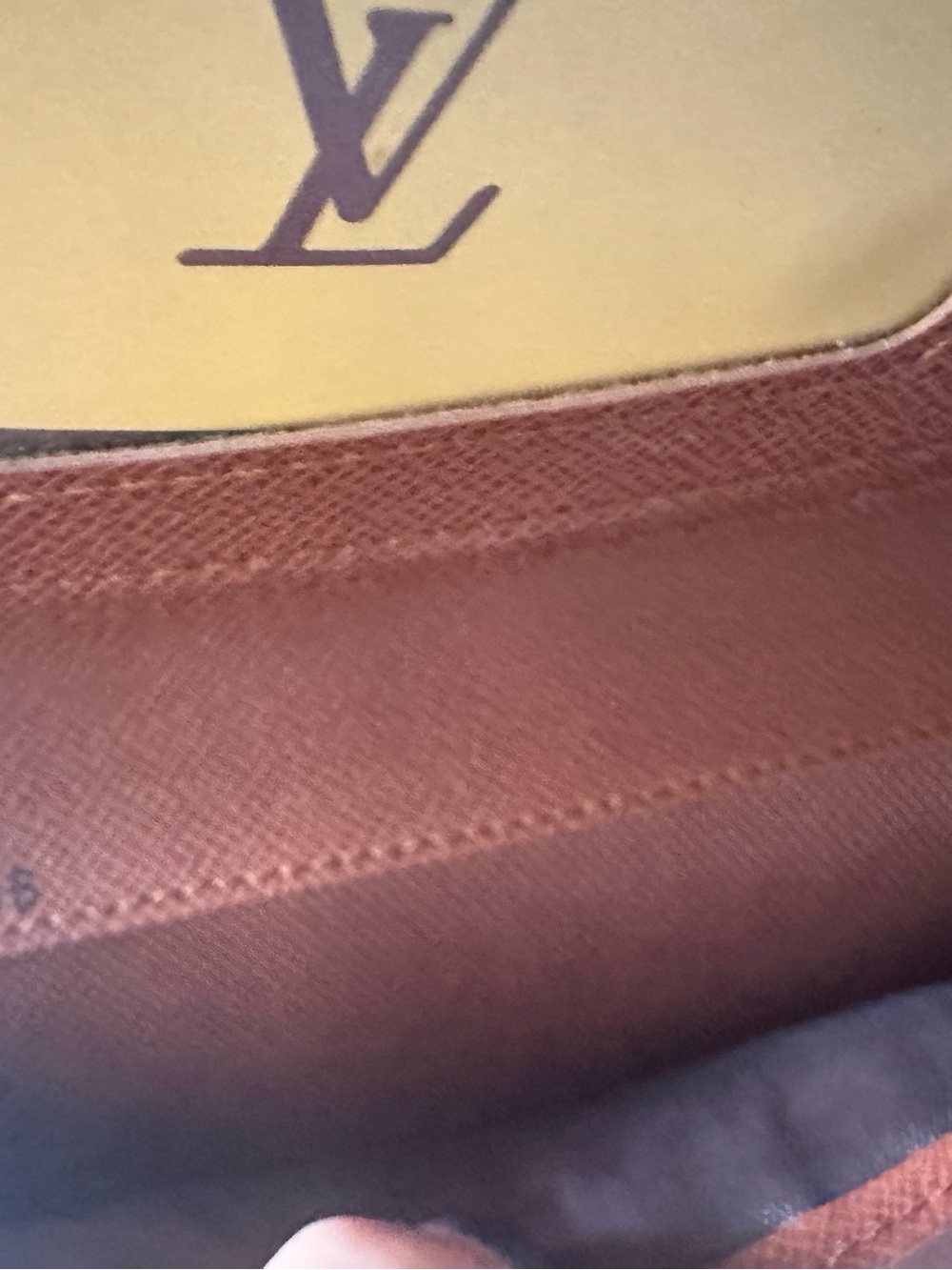 Louis Vuitton Brown Monogram Long Wallet - Picture 3 of 4